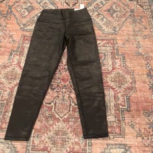 NWT high rise aerie fake leather leggings